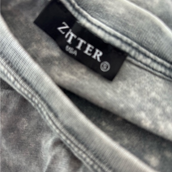 Rodeo Wild West Graphic Gray oversized T-Shirt - Picture 2 of 4